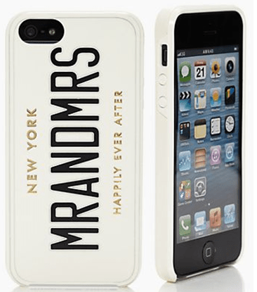 MR AND MRS IPHONE 5 CASE